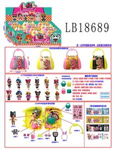 3.5寸搪胶款惊喜娃娃110MM惊喜手装袋12只展示盒装 - OBL743847