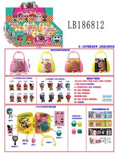 1.5寸惊喜娃娃和2寸惊喜宠物110MM惊喜手袋12只展示盒装 - OBL743850