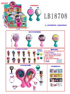 3.5寸搪胶款惊喜娃娃165MM惊喜梳子12只展示盒装 - OBL743858