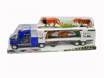 惯性拖头车拖6只动物 - OBL744229