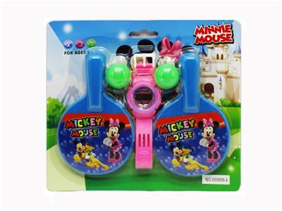 Mickey is table tennis racquet and watch - OBL744348