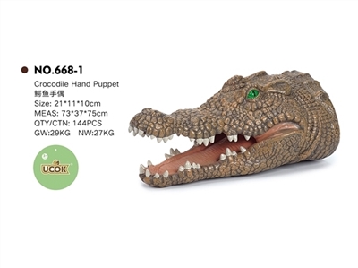 The crocodile hand puppets - OBL744461