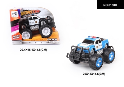 惯性  皮卡警车  越野车1:28 - OBL744537