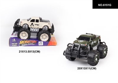 惯性  皮卡军车 越野车1:28 - OBL744559