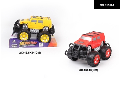 惯性  悍马仿真加后盖 越野车1:28 - OBL744562