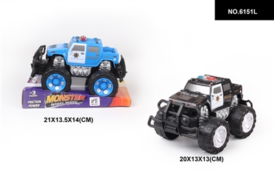 惯性  悍马警车越野车1:28 - OBL744565