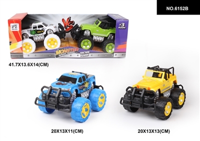 惯性 皮卡卡通+吉普仿真 越野车1:28 - OBL744577