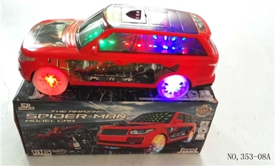 Spiderman 3 d lighting electric universal car - OBL744735