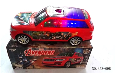 The avengers 3 d lighting electric universal car - OBL744738