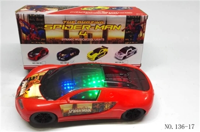 3 d light music spider-man bugatti electric vehicles - OBL744782