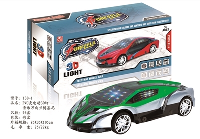 PVC壳电动3D灯音乐万向兰博基尼 - OBL744821