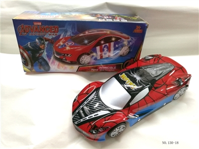 PVC shell electric light music universal spider-man ferrari - OBL744843