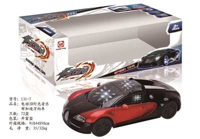 Electric 3 d light music bugatti universal car - OBL744856