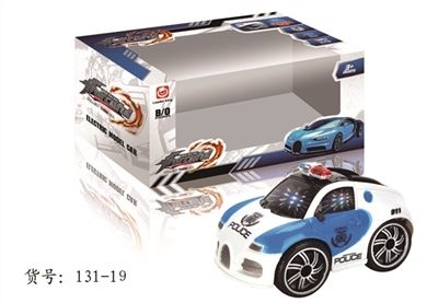 Electric lights 3 d sound bugatti universal police car - OBL744868
