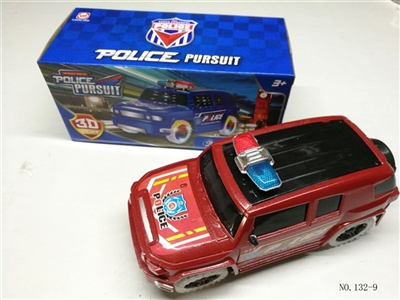 Electric 3 d light music Toyota universal police car - OBL744890