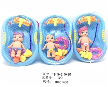 6.5 -inch evade glue cartoon expression Eva angel worthy to buoy the duck with bath - OBL745349