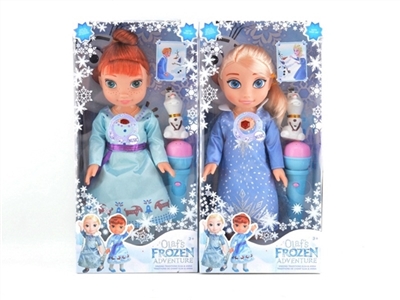 Plastic body evade glue and 18 inches of solid ice princess with music - OBL745378
