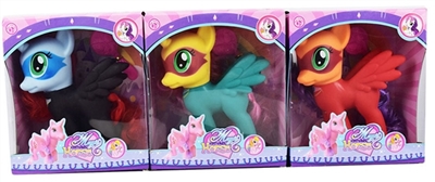 搪胶精灵战马  3色混装 - OBL745454