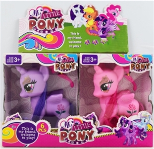 Evade glue elves horse 6 / display box 2 color orange - OBL745464