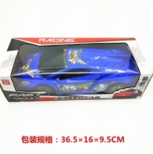 实色鬼头惯性赛车（红、蓝混装） - OBL745528