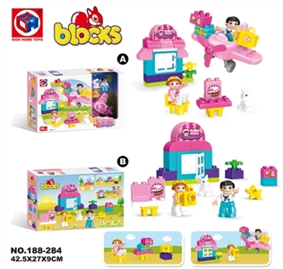 益智积木--奇趣甜品店36块 - OBL745585