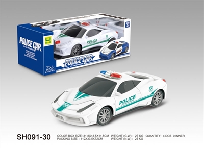 1:16警车灯光四通遥控车 - OBL745710