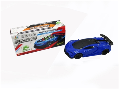 Electric lights 3 d bugatti racing car - OBL745741