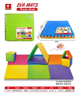 树叶纹地垫6pcs - OBL745763