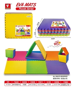 树叶纹地垫6pcs - OBL745764