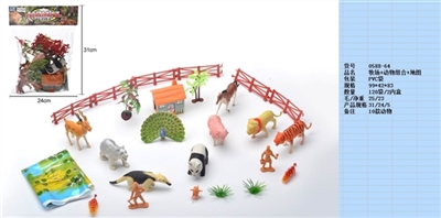 Farm animals combination map - OBL745846