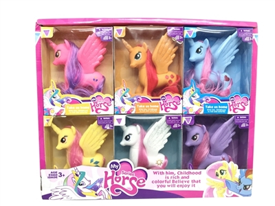 高档PVC盒 搪胶马宝丽12PCS 6色混装 - OBL746269