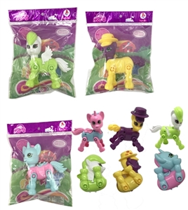 环保PVC球蛋塑料加热塑大号8关节变形塑料马宝利3款混装12pCS - OBL746308