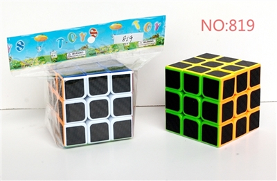 5.6 CM carbon fiber paper third-order rubik’s cube - OBL746710