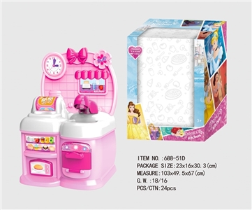 卡通粉迪士尼益智厨房、厨具组合 - OBL747130