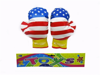 The American flag environmental boxing gloves - OBL747754