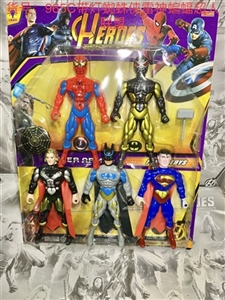 The thor bats superman alliance with lamp spiderman - OBL747904