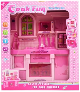 Kitchen series barbie color charged light music (three lamp) - OBL748398