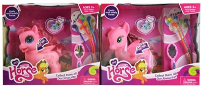 大飞马配小辫子镜子带灯光音乐2款混装 - OBL748428