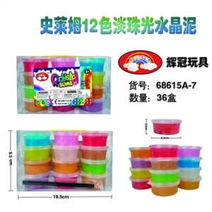 史来姆12色淡珠光水晶泥 - OBL748871