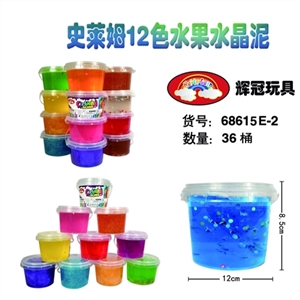 史来姆12色水果水晶泥500g - OBL748906