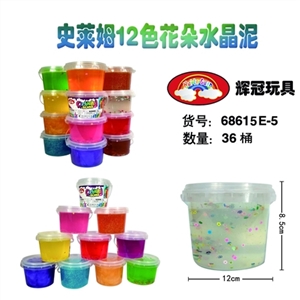 史来姆12色花朵水晶泥500g - OBL748909