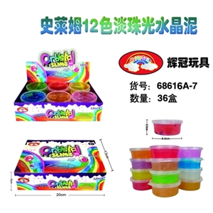 史来姆12色淡珠光水晶泥   12pcs - OBL748921