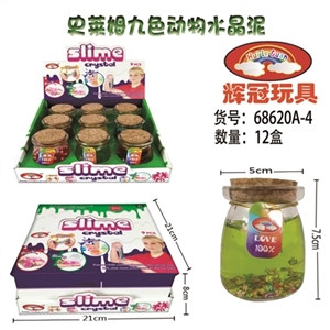 史来姆9色卡通动物水晶泥 - OBL748956