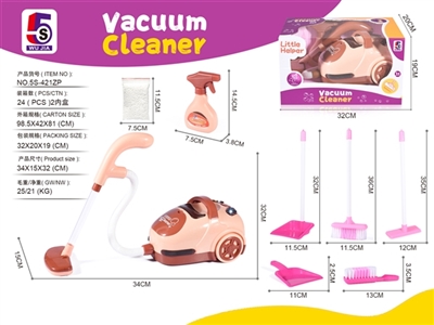 Brown lighting electric vacuum cleaner suits - OBL749428