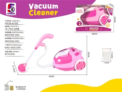 Red electric vacuum cleaner (with USB charging) - OBL749456