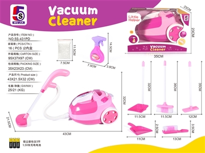 Red electric vacuum cleaner suit (packet electricity) - OBL749458