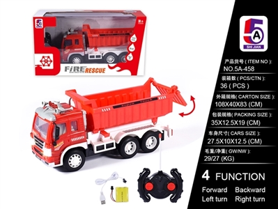 Remote control fire truck (packet) - OBL749598