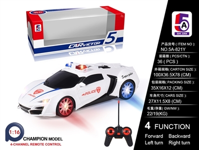 1:16莱肯 警车（不包电）带音乐 - OBL749641