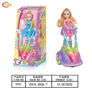 Electric universal music dancing dolls lights - OBL749886