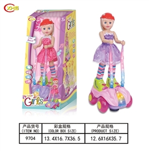 Electric universal music dancing dolls lights - OBL749889